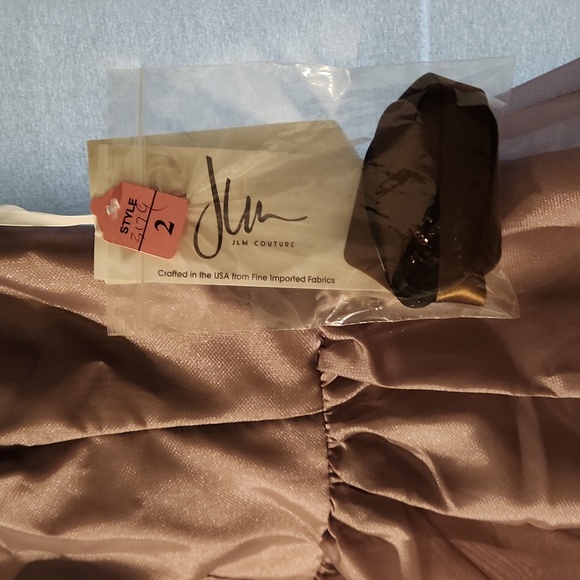 Noir By Lazaro Mauve Cocktail Dress- Sz 2 - Picture 2 of 3